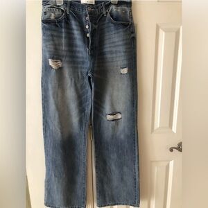 NWT ~ Trendy RunCan Palmetto Moon Distressed Jeans ~ (30 Waist)